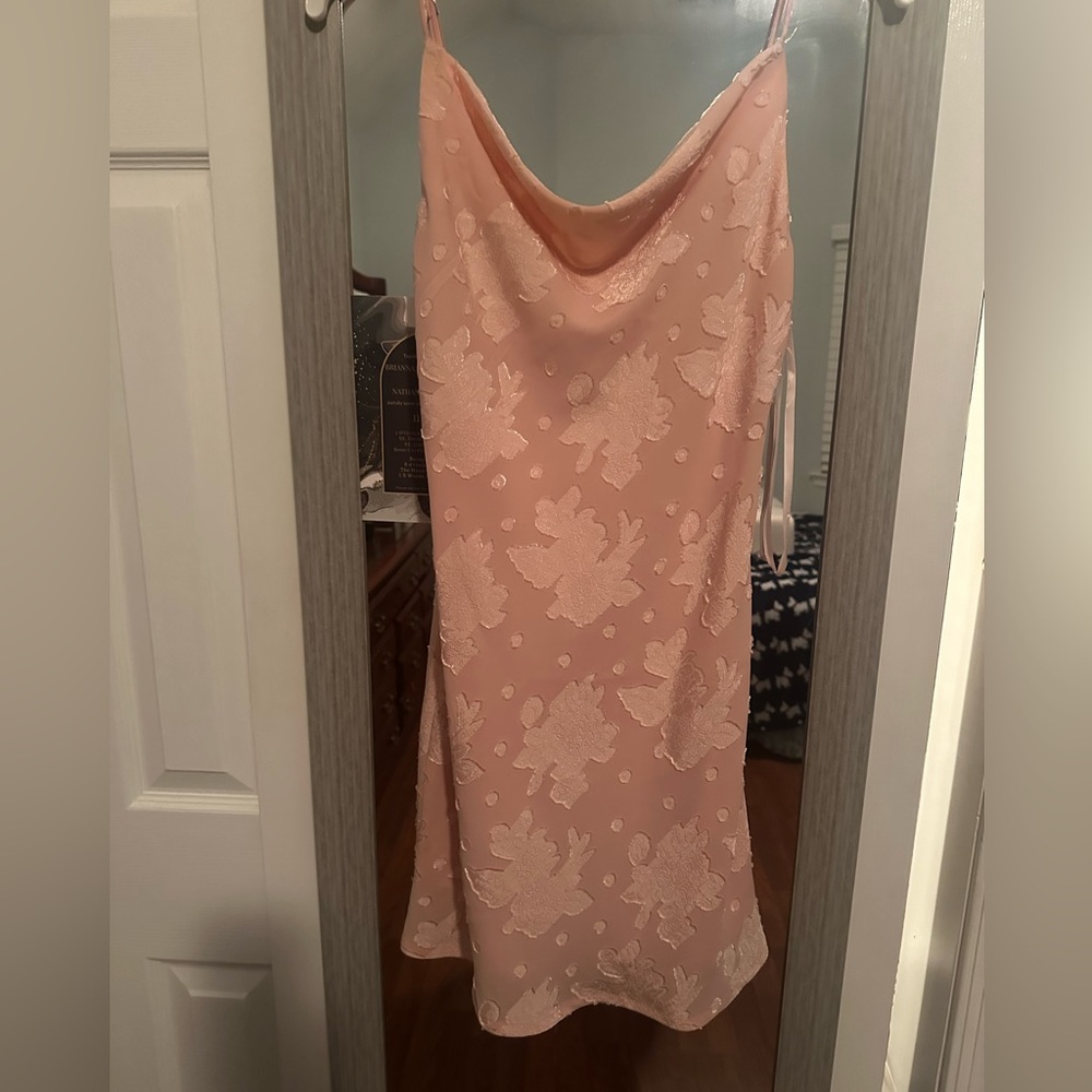 Pink slip dress from Hello Molly size XS